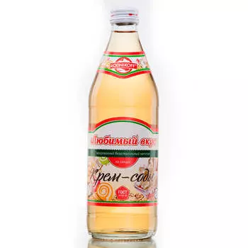 Газированный напиток Любимый вкус 0,5л крем сода ст/б