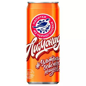 Газированный напиток Напитки из Черноголовки 0,33л лимонад ж/б