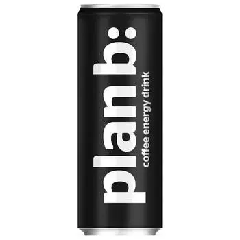 Газированный напиток план б 0,25л энегрия кофе энергетический ж/б