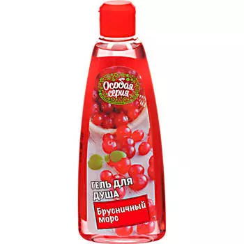Гель д/душа особая серия 370г брусничный морс