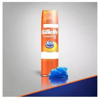 Гель для бритья Gillette 200мл фьюжен для чувствительной кожи охлаждающий