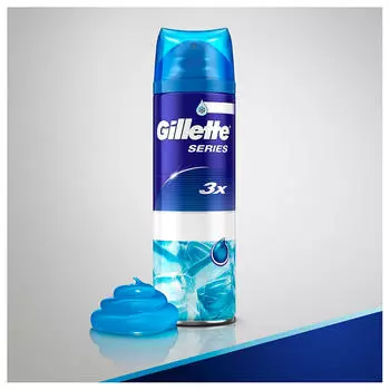 Гель для бритья Gillette 200мл сириес для чувствительной кожи с эффектом охлаждения