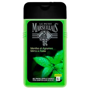 Гель для душа Le Petit Marseillais men 250мл мята+лайм