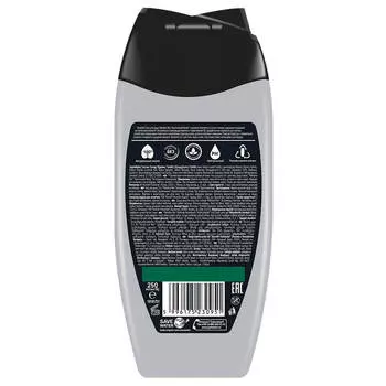 Гель для душа Palmolive MEN 250 мл Экстремально освежающий Арктический ветер мужской 3 в 1 для тела,