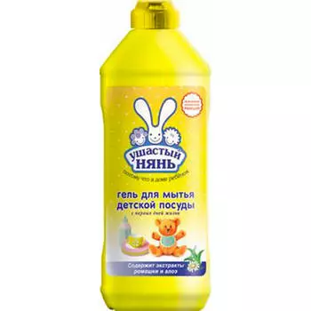 Гель для мытья посуды Ушастый Нянь 500мл для детской посуды