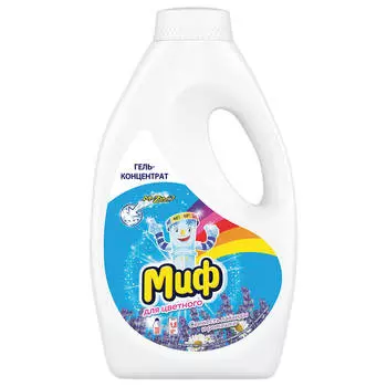 Гель для стирки Миф 780мл Свежесть лаванды и ромашки для цветного белья