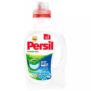 Жидкое средство для стирки Persil Свежесть от Vernel для белого белья, гель для стирки 1,3л (20 стир