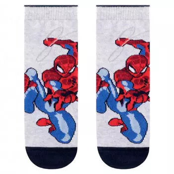 Носки детские Marvel человек паук р.16 светло-серый 17с-132спм