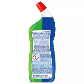 Чистящий гель для туалета Bref Лимон и лайм в виде геля очистителя для унитаза, средство для туалета