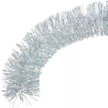 Гирлянда елочная XMAS Dream 4слоя 1,8м серебро с белым