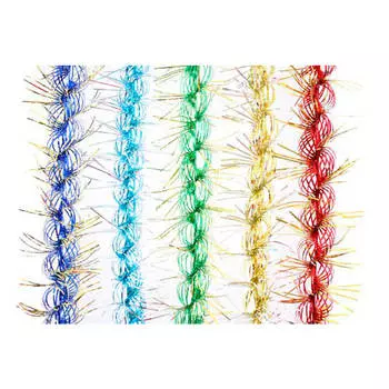 Гирлянда Северное сияние 35*80мм 2м фиолетово-золотой г-203/2