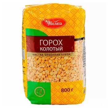 Горох Увелка 800гр колотый