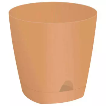 Горшок д/цветов амстердам д20см 4л с прикорневым поливом молочный шоколад ing6201мшок