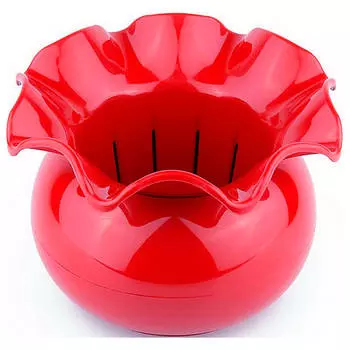 Горшок для фиалок аленький цветочек 0,7л красный Техоснастка