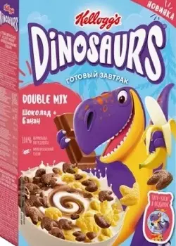 Готовый завтрак шоколадно банановый микс динозавры 200 г келлог