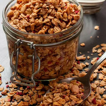 Гранола без сахара фудтубигуд 300 г малина семена льна