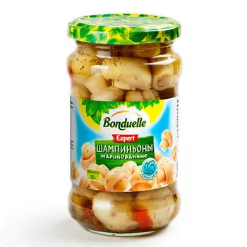 Грибы маринованные шампиньоны Bonduelle Expert 314г