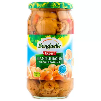 Грибы маринованные шампиньоны Bonduelle Expert 540г