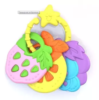 Грызунок нордпласт бегемотик фрукты в ассортименте 3шт 769