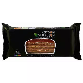 Хлебцы Бородинские Молодцы цельнозерновые 150г