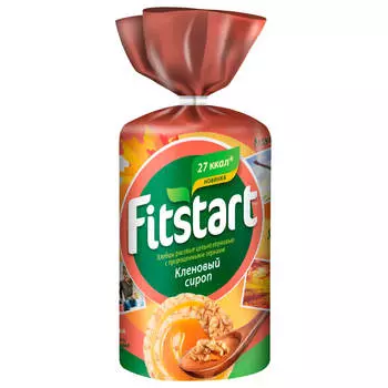 Хлебцы фитстарт рисовые 100 г кленовый сироп