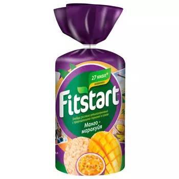 Хлебцы фитстарт рисовые 100 г манго маракуйя