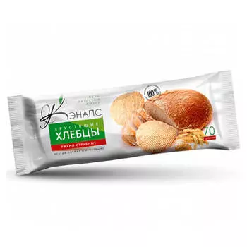 Хлебцы хрустящие Кэнапс ржано отрубные 70г