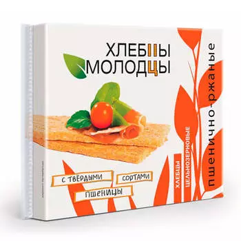 Хлебцы Молодцы 100г пшенично-ржаные молодец