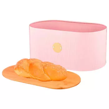 Хлебница 34*18*15см 2 в 1 Agness мэджети розовый 790-218