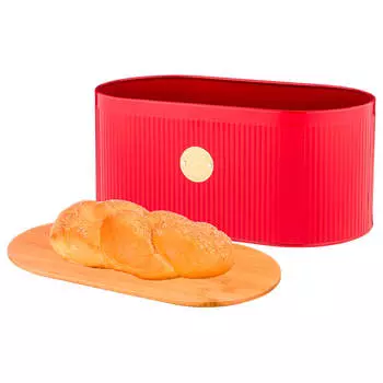 Хлебница 34*18*15см 2 в 1 Agness тюдор красный 790-225