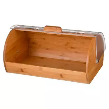 Хлебница 36*21*17 см агнесс кантри деревянная с пластиковой крышкой 938-043