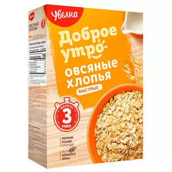 Хлопья Увелка 400г овсяные