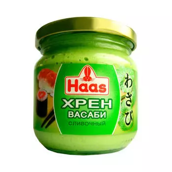 Хрен Haas 190г васаби сливочный ст/б