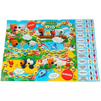 Игра настольная ходилка умные игры азбука мимишки