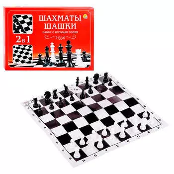 Игра настольная Рыжий Кот шахматы/шашки в/к ин-1618