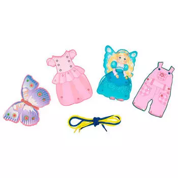 Игра шнуровка рыжий кот д/девочек иш-1539