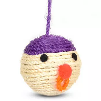 Игрушка для кошек из сизали д65 мм