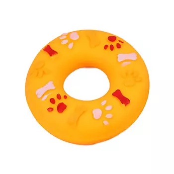 Игрушка для собак Европа бублик 14,2см пвх оранжевый kt3048