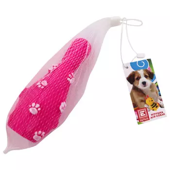 Игрушка для собак Европа кегля с пищалкой 14,5см пвх розовый kt3039