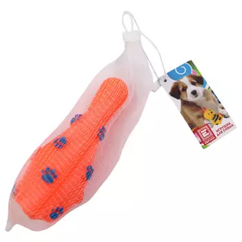 Игрушка для собак Европа кегля с пищалкой 14,5см пвх оранжевый kt3039