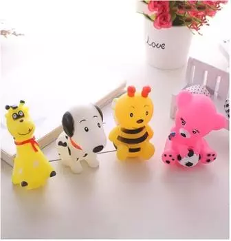 Игрушка для собак Европа в виде животного 7см пвх kt3020