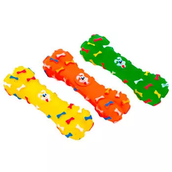 Игрушка для собак кость 15см с пищалкой j011