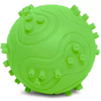 Игрушка для собак триол мяч-мина 6.5 см резина 12191197