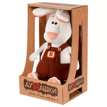 Игрушка мягкая Дурашки длинноухий заяц 24см в/к mt-ts03202001-24