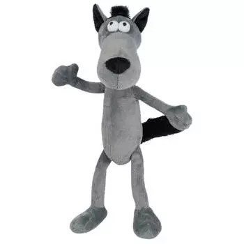 Игрушка мягкая гнутики волчок-серый бочок 22см в/к mt-042018-3-22