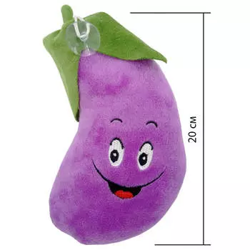 Игрушка мягкая Хуада Баклажан 20см mg755