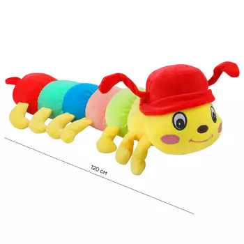 Игрушка мягкая хуада гусеница 120 см mg774