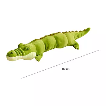Игрушка мягкая хуада крокодил 112 см светло-зеленый mg778