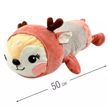 Игрушка мягкая Хуада олень 50см коричневый mg736