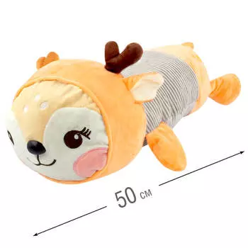 Игрушка мягкая Хуада олень 50см желтый mg736